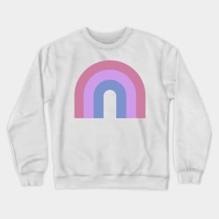 Bisexual Flag Rainbow Design Crewneck Sweatshirt